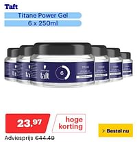 Taft titane power gel-Taft