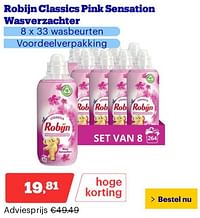 Robijn classics pink sensation wasverzachter-Robijn