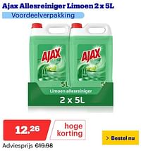 Ajax allesreiniger limoen 2x-Ajax