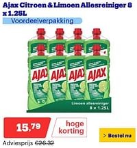 Ajax citroen + limoen allesreiniger-Ajax