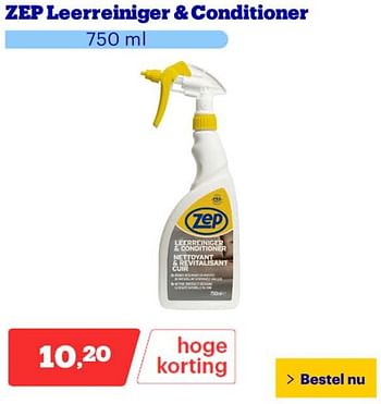Promoties Zep leerreiniger + conditioner - ZEP - Geldig van 25/03/2024 tot 31/03/2024 bij Bol.com