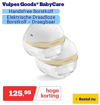 Promoties Vulpes goods babycare - Vulpes goods - Geldig van 25/03/2024 tot 31/03/2024 bij Bol.com