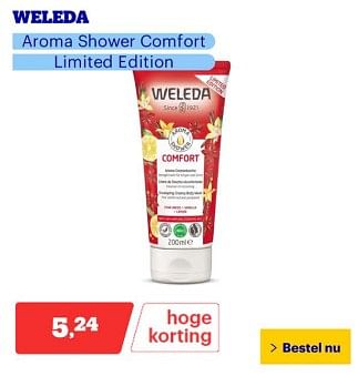 Promoties Weleda aroma shower comfort - Weleda - Geldig van 25/03/2024 tot 31/03/2024 bij Bol.com