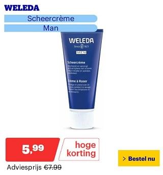 Promoties Weleda scheercrème - Weleda - Geldig van 25/03/2024 tot 31/03/2024 bij Bol.com