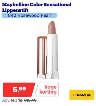 Promoties Maybelline color sensational lippenstift - Maybelline - Geldig van 25/03/2024 tot 31/03/2024 bij Bol.com