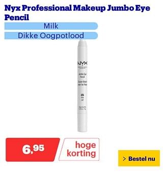 Promoties Nyx professional makeup jumbo eye pencil - NYX  - Geldig van 25/03/2024 tot 31/03/2024 bij Bol.com