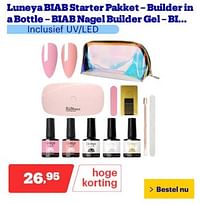 Luneya biab starter pakket builder in abottle biab nagel builder gel bi-Luneya biab