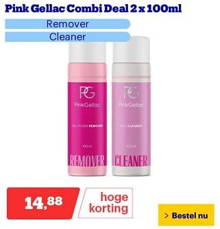 Promoties Pink gellac combi deal - Pink Gellac - Geldig van 25/03/2024 tot 31/03/2024 bij Bol.com