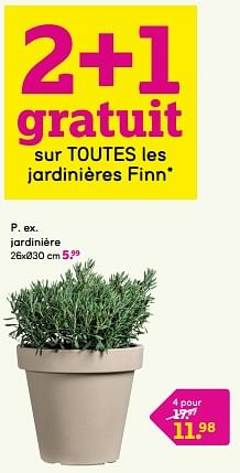 Promotions Jardinière - Produit maison - Leen Bakker - Valide de 24/03/2024 à 07/04/2024 chez Leen Bakker