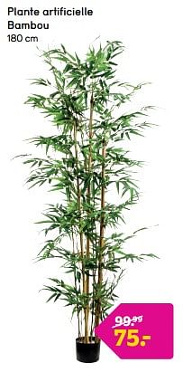 Promotions Plante artificielle bambou - Produit maison - Leen Bakker - Valide de 24/03/2024 à 07/04/2024 chez Leen Bakker