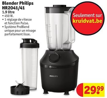 Promoties Blender philips hr2041-41 - Philips - Geldig van 25/03/2024 tot 07/04/2024 bij Kruidvat