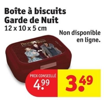 Promoties Boîte à biscuits garde de nuit - NachtWacht - Geldig van 25/03/2024 tot 07/04/2024 bij Kruidvat