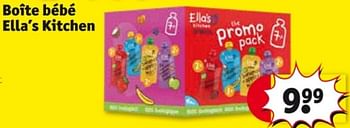 Promoties Boite bébé ella’s kitchen - Ella’s kitchen - Geldig van 25/03/2024 tot 07/04/2024 bij Kruidvat