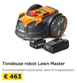 Promoties Tondeuse robot lawn master - LawnMaster - Geldig van 01/03/2024 tot 31/03/2024 bij Molecule