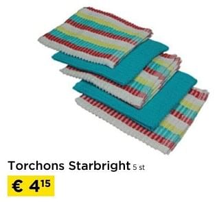 Promoties Torchons starbright - Star Bright - Geldig van 01/03/2024 tot 31/03/2024 bij Molecule