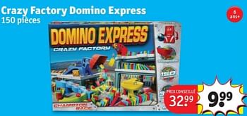 Promotions Crazy factory domino express - Domino - Valide de 25/03/2024 à 07/04/2024 chez Kruidvat