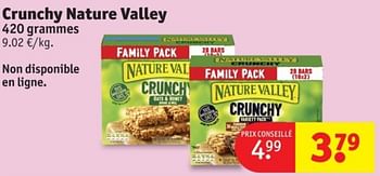 Promoties Crunchy nature valley - Nature Valley  - Geldig van 25/03/2024 tot 07/04/2024 bij Kruidvat