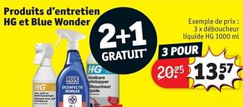 Promotions Déboucheur liquide hg - HG - Valide de 25/03/2024 à 07/04/2024 chez Kruidvat