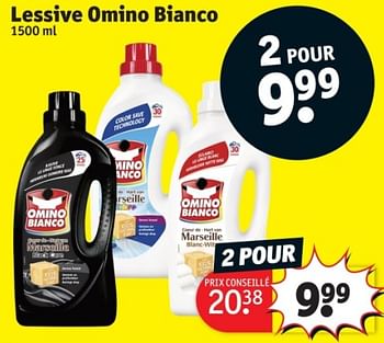 Promoties Lessive omino bianco - Omino Bianco - Geldig van 25/03/2024 tot 07/04/2024 bij Kruidvat