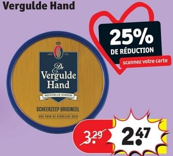 Promotions Vergulde hand - De Vergulde Hand - Valide de 25/03/2024 à 07/04/2024 chez Kruidvat