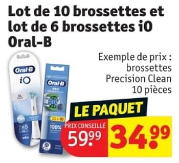 Promotions Brossettes precision clean - Oral-B - Valide de 25/03/2024 à 07/04/2024 chez Kruidvat