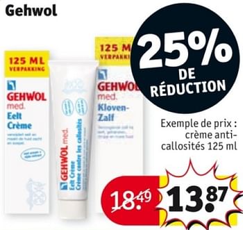Promotions Creme anti-callosités - Gehwol - Valide de 25/03/2024 à 07/04/2024 chez Kruidvat