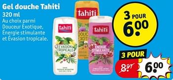 Promotions Gel douche tahiti - Palmolive Tahiti - Valide de 25/03/2024 à 07/04/2024 chez Kruidvat