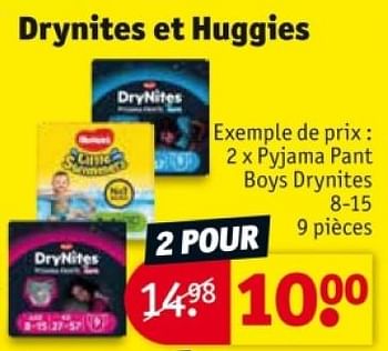 Promoties Pyjama pant boys drynites 8-15 - Drynites - Geldig van 25/03/2024 tot 07/04/2024 bij Kruidvat
