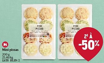 Promoties Mini pizzas - Huismerk - Delhaize - Geldig van 28/03/2024 tot 03/04/2024 bij Delhaize