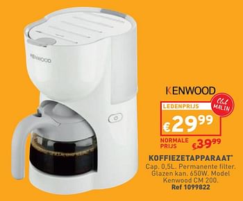 Promoties Koffiezetapparaat kenwood cm 200 - Kenwood - Geldig van 27/03/2024 tot 31/03/2024 bij Trafic