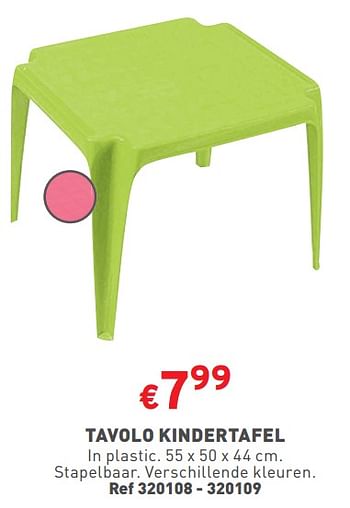 Promoties Tavolo kindertafel - Huismerk - Trafic  - Geldig van 27/03/2024 tot 31/03/2024 bij Trafic