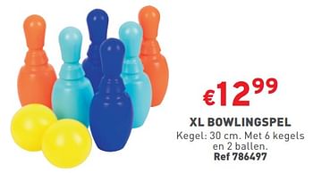 Promoties Xl bowlingspel - Huismerk - Trafic  - Geldig van 27/03/2024 tot 31/03/2024 bij Trafic