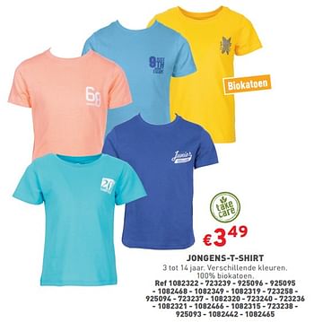 Promotions Jongens-t-shirt - Produit maison - Trafic  - Valide de 27/03/2024 à 31/03/2024 chez Trafic