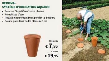 Promoties Deroma - système d’irrigation aquado - Deroma - Geldig van 27/03/2024 tot 07/04/2024 bij Horta