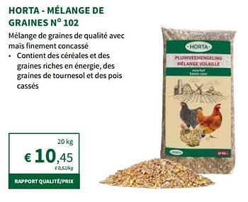 Promotions Horta - mélange de graines no 102 - Produit maison - Horta - Valide de 27/03/2024 à 07/04/2024 chez Horta