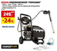 Powerplus benzine hogedrukreiniger powxg9009-Powerplus