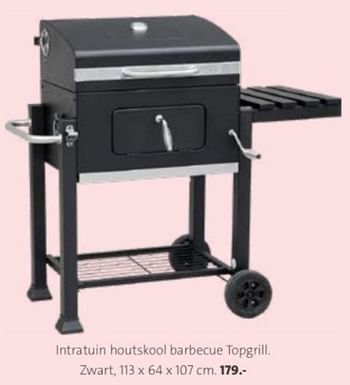 Promoties Intratuin houtskool barbecue topgrill - Huismerk - Intratuin - Geldig van 25/03/2024 tot 07/04/2024 bij Intratuin