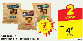 Promoties Aardappelen - Huismerk - Carrefour  - Geldig van 27/03/2024 tot 08/04/2024 bij Carrefour