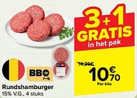 Rundshamburger-Huismerk - Carrefour 