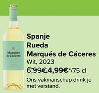 Spanje rueda marqués de cáceres wit-Witte wijnen