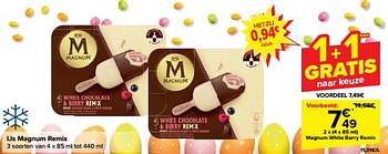 Promotions Magnum white berry remix - Ola - Valide de 27/03/2024 à 08/04/2024 chez Carrefour