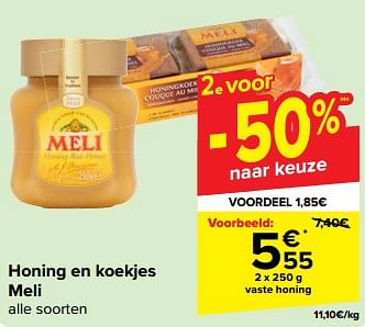 Promotions Honing en koekjes meli - Meli - Valide de 27/03/2024 à 08/04/2024 chez Carrefour