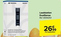 Promoties Laadstation dualsense - Sony - Geldig van 27/03/2024 tot 08/04/2024 bij Carrefour