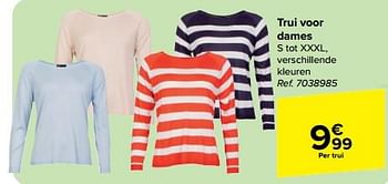 Promoties Trui voor dames - Tex - Geldig van 27/03/2024 tot 08/04/2024 bij Carrefour