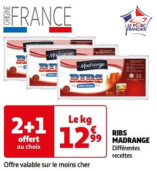 Promoties Ribs madrange - Madrange - Geldig van 26/03/2024 tot 01/04/2024 bij Auchan