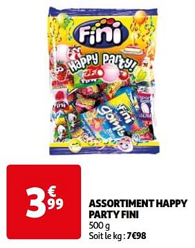 Promoties Assortiment happy party fini - Fini  - Geldig van 26/03/2024 tot 01/04/2024 bij Auchan