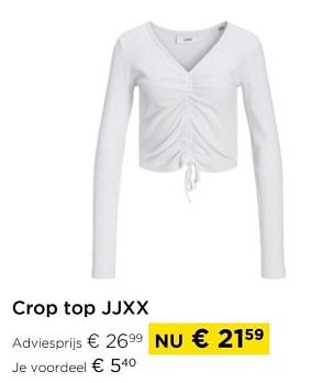 Promotions Crop top jjxx - Produit maison - Molecule - Valide de 01/03/2024 à 31/03/2024 chez Molecule