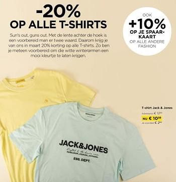 Promoties T-shirt jack + jones - Jack & Jones - Geldig van 01/03/2024 tot 31/03/2024 bij Molecule