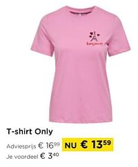 T-shirt only-Only