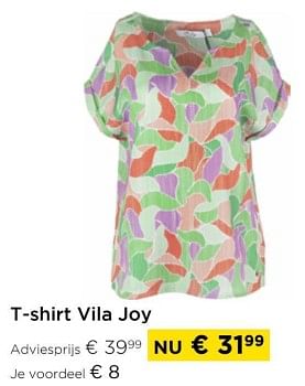 Promotions T-shirt vila joy - Vila Joy - Valide de 01/03/2024 à 31/03/2024 chez Molecule